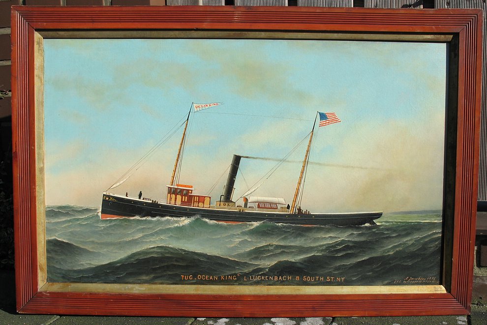 Oilpainting on canvas by W.H. Yorke